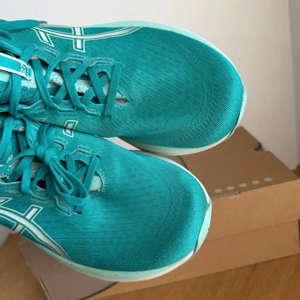 ASICS Gel Nimbus 27 ‘Wave Teal’ Women Running Sneakers- SZ 10.5